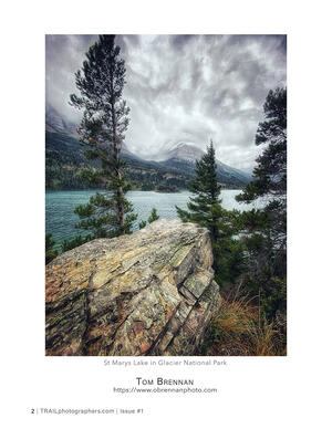 St Marys Lake in Glacier National Park