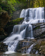 Spring at Little Bradley Falls, Saluda